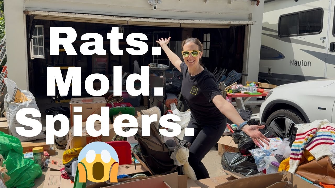 Extreme Garage Declutter in 11 Hours | Mold, Rats & Total Reset