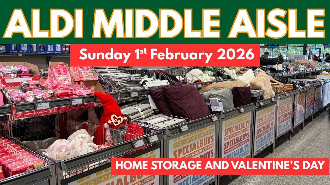 ALDI MIDDLE AISLE TOUR | 1st Feb 2026 | This week's BEST Specialbuys, Bargains & Hidden Gems!