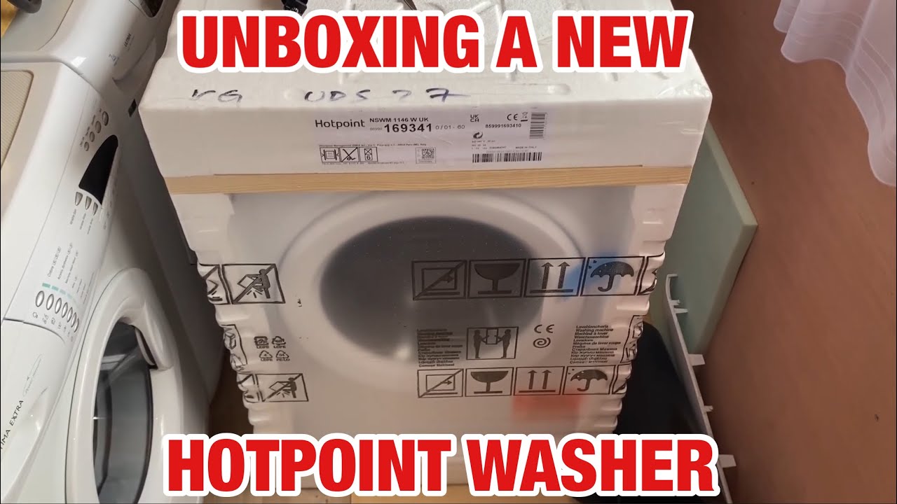 Hotpoint Anti Stain NSWM1146 || EARLY 21K SPECIAL: BRAND NEW HOTPOINT WASHING MACHINE UNBOXING VIDEO