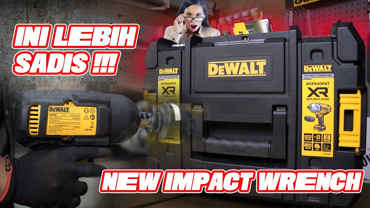 DEWALT IMPACT WRENCH DCF 900 | 1400 NM HANYA 6 DETIK