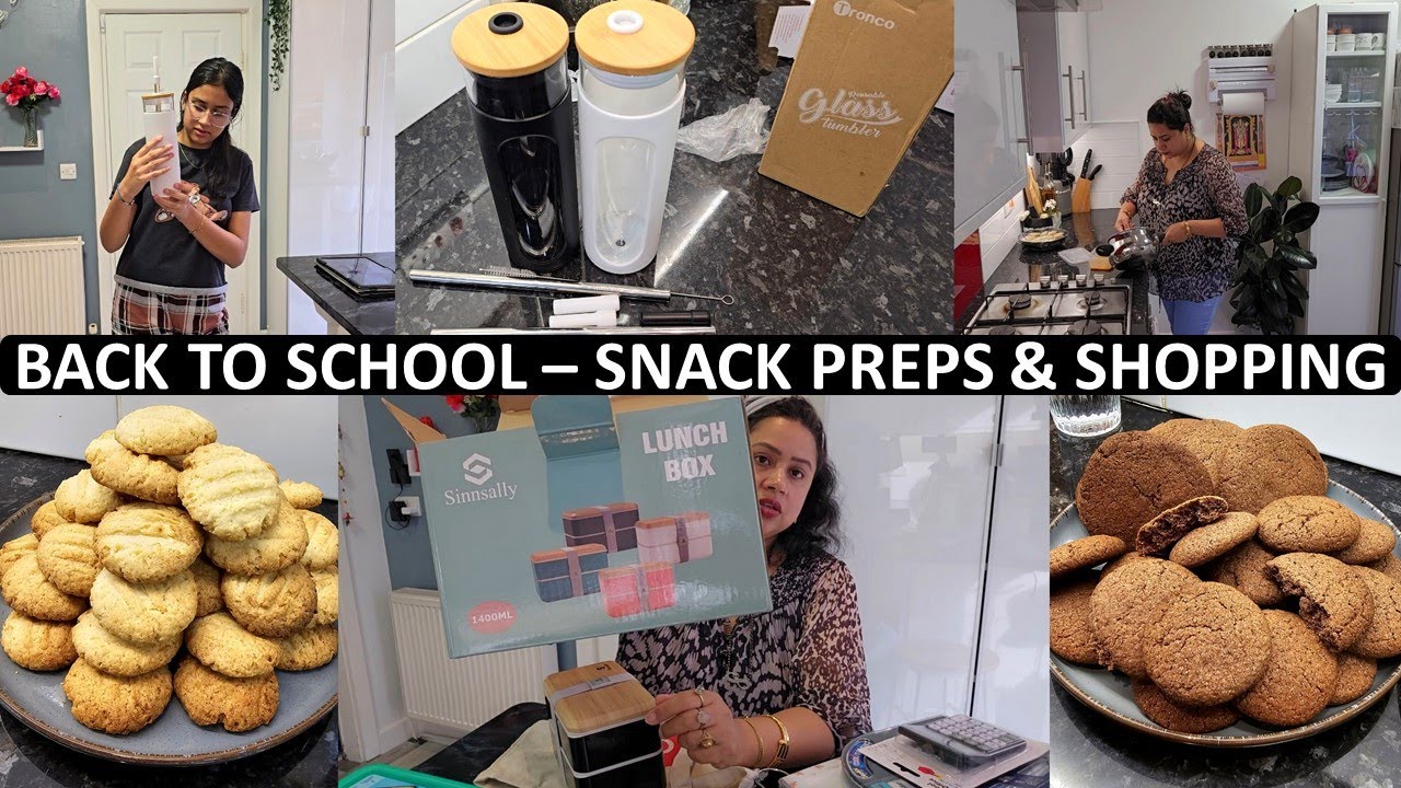 Back To School Preps - School Essentials Shopping & Baked Snacks