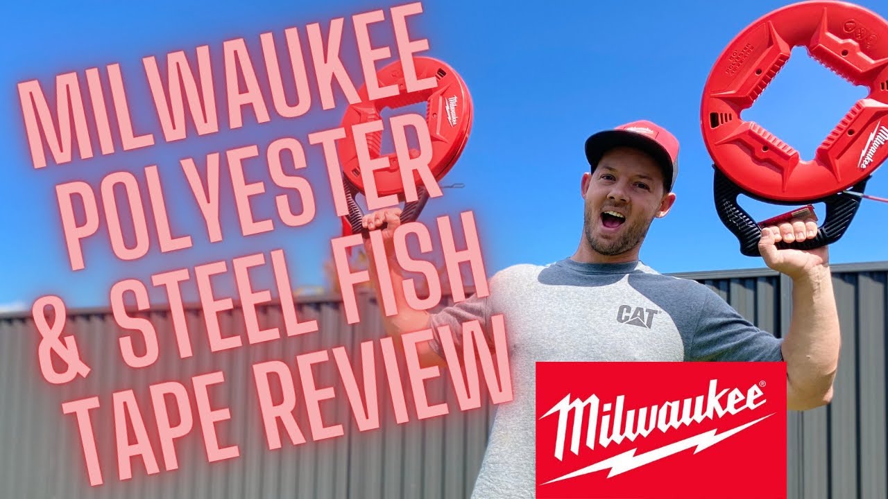 Milwaukee Tools polyester & steel fish tape review