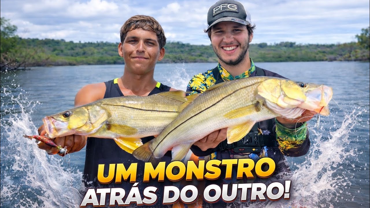 🔥 ROBALO NO MICRO JIG E JIG HEAD EM ARACAJU - SERGIPE –         DIA DE GIGANTES! 🎣 MUITOOO PEIXE😱🔥🔥🎣