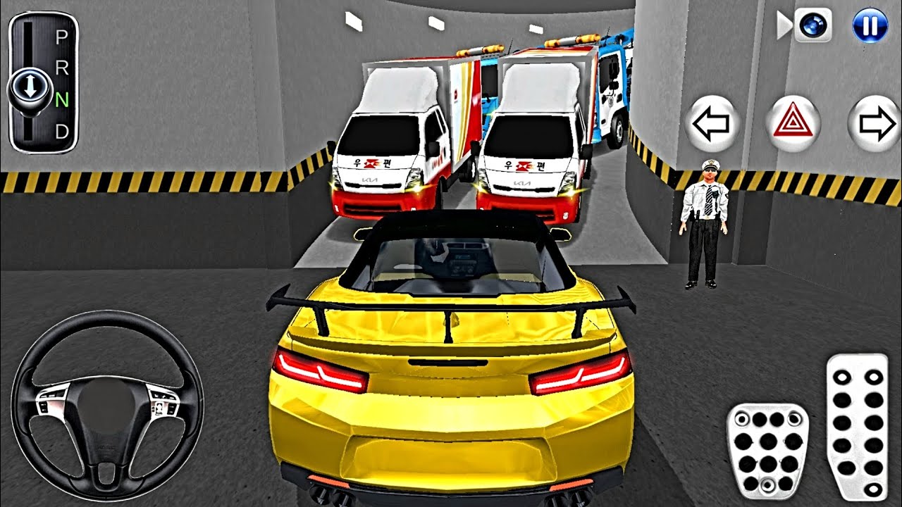 New Luxury Yellow Car for Parking - 3d Driving Class android game || CarGame#gameplay #cargame