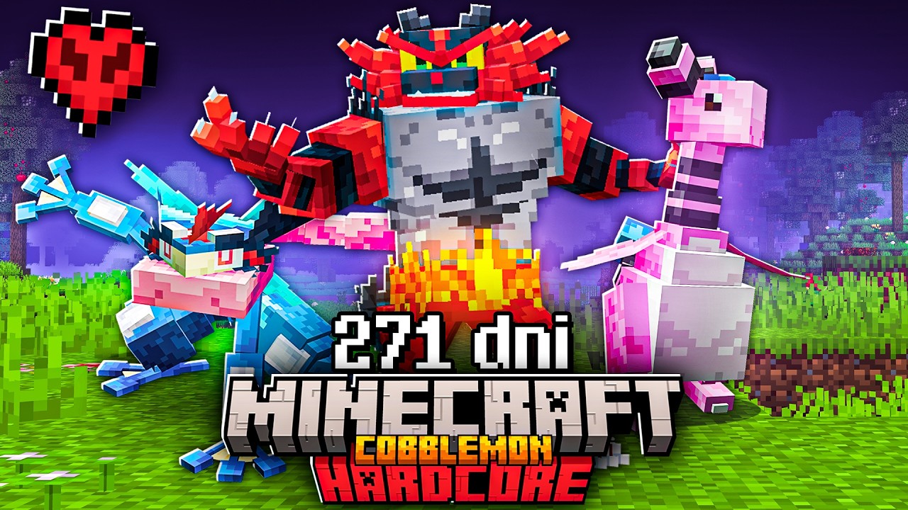 SPĘDZIŁEM 271 DNI W Minecraft Hardcore Cobblemon [CAŁY FILM]