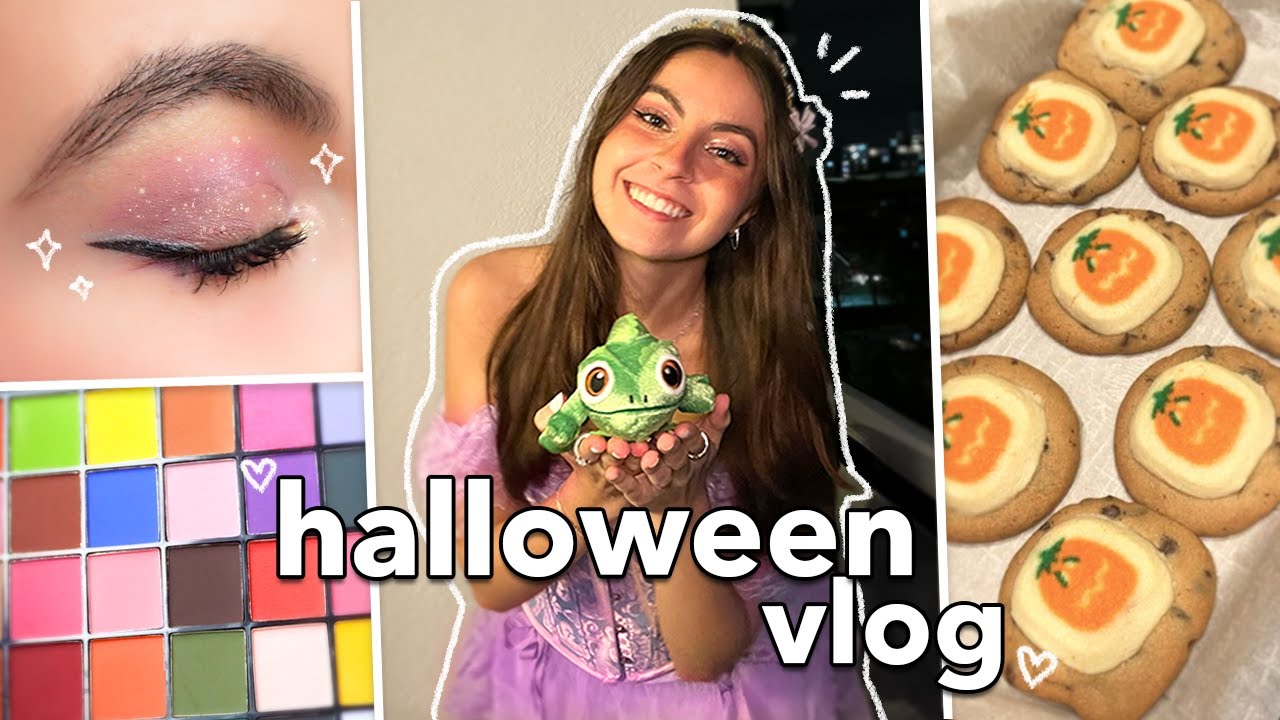 halloween vlog & grwm in london