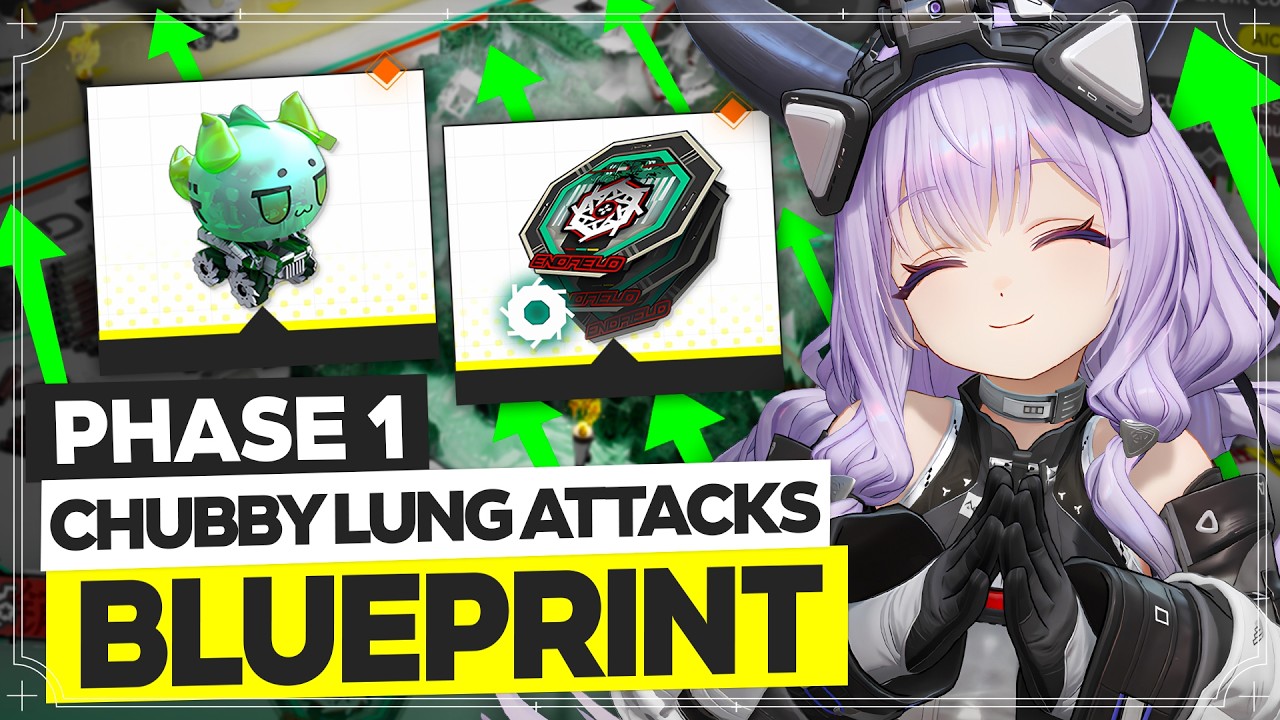 Phase 1 Blueprints | AIC Support: Chubby Lung Attacks Blueprint Asia/NA/EU【Arknights: Endfield】