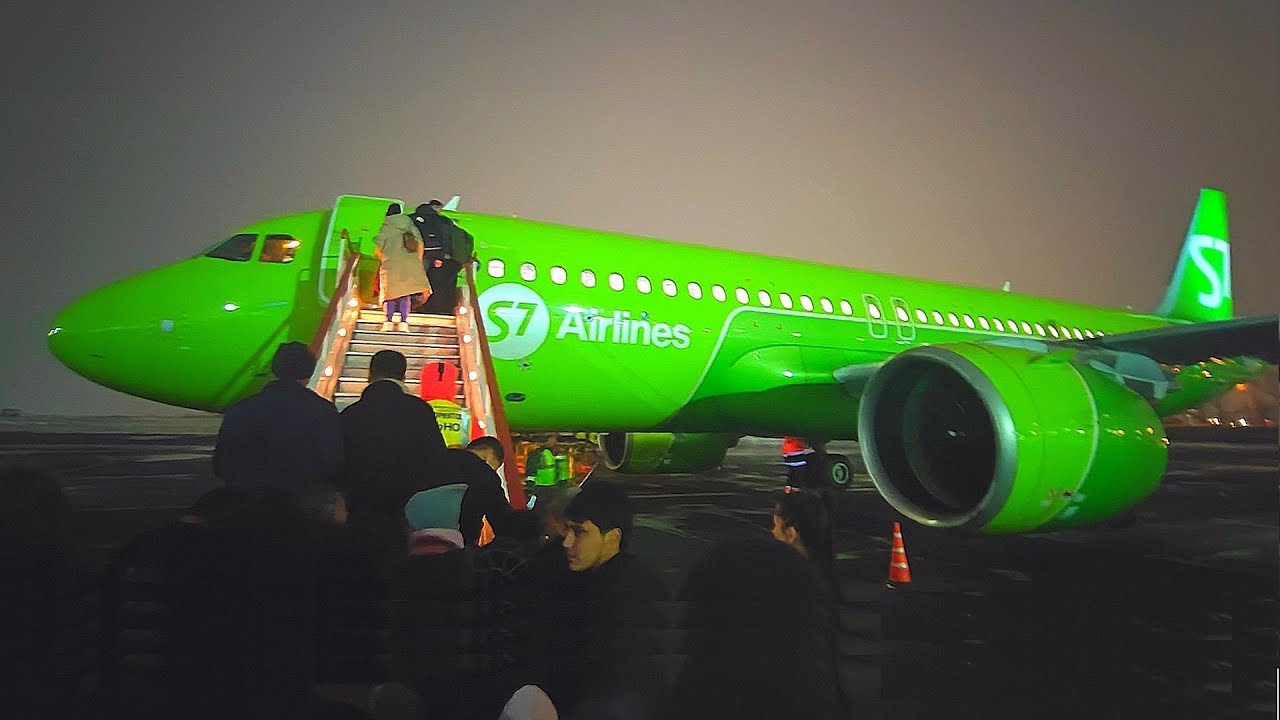 Airbus A320neo Перелёт Иркутск-Владивосток