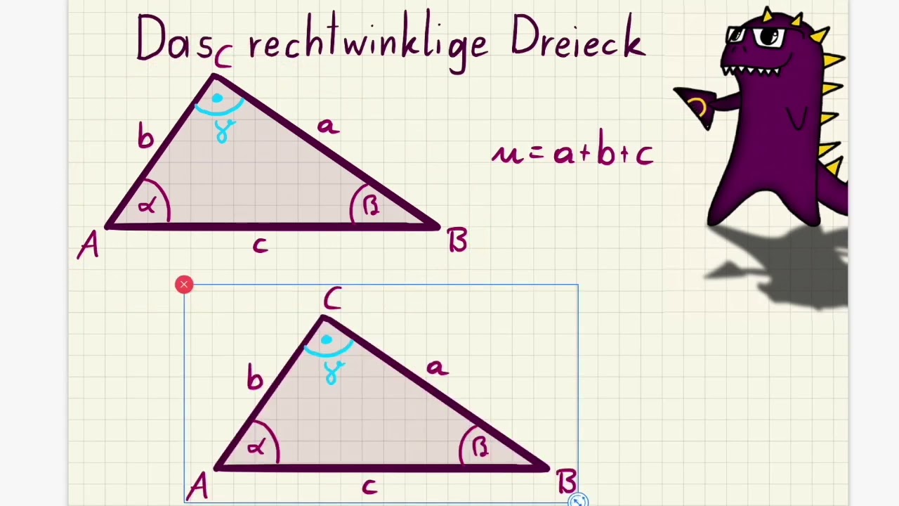 M2_Geometrie_Rechtwinkliges Dreieck - u,A
