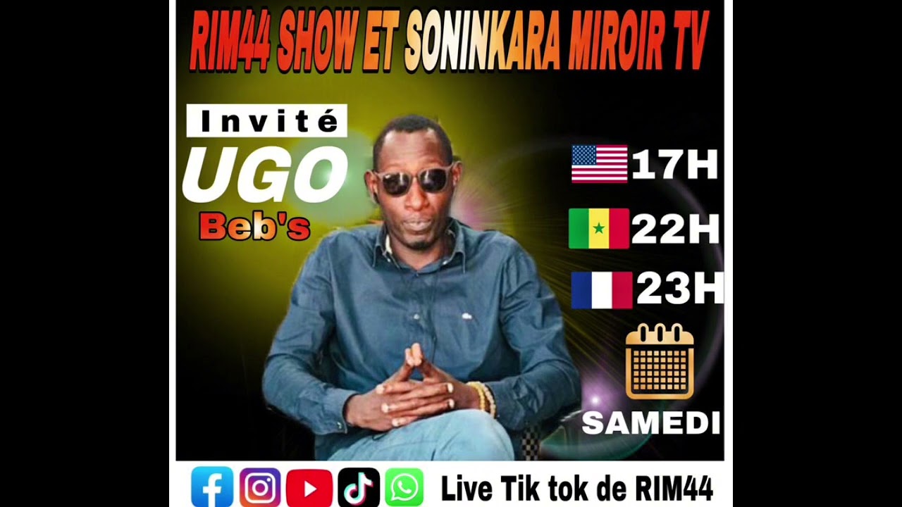 Rim44 show reçois ugo Bebs from Ballou live TikTok