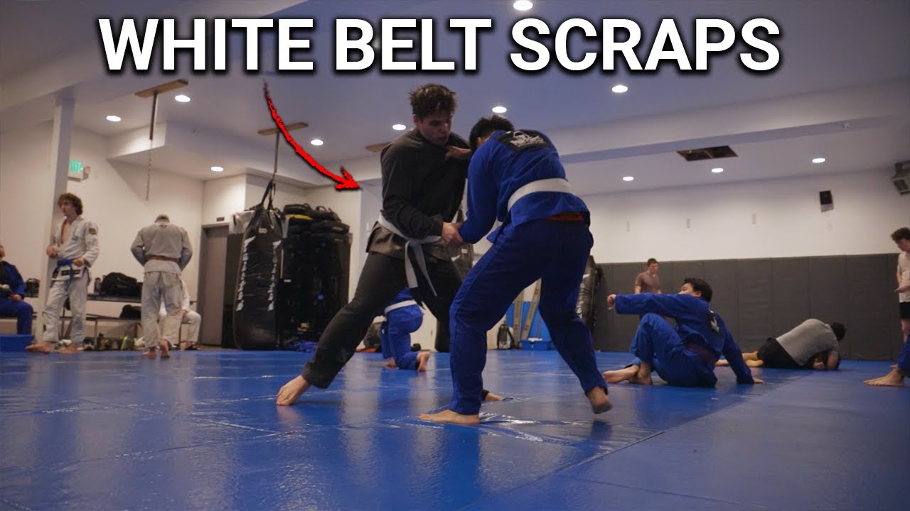 White Belts Wrestle Hard
