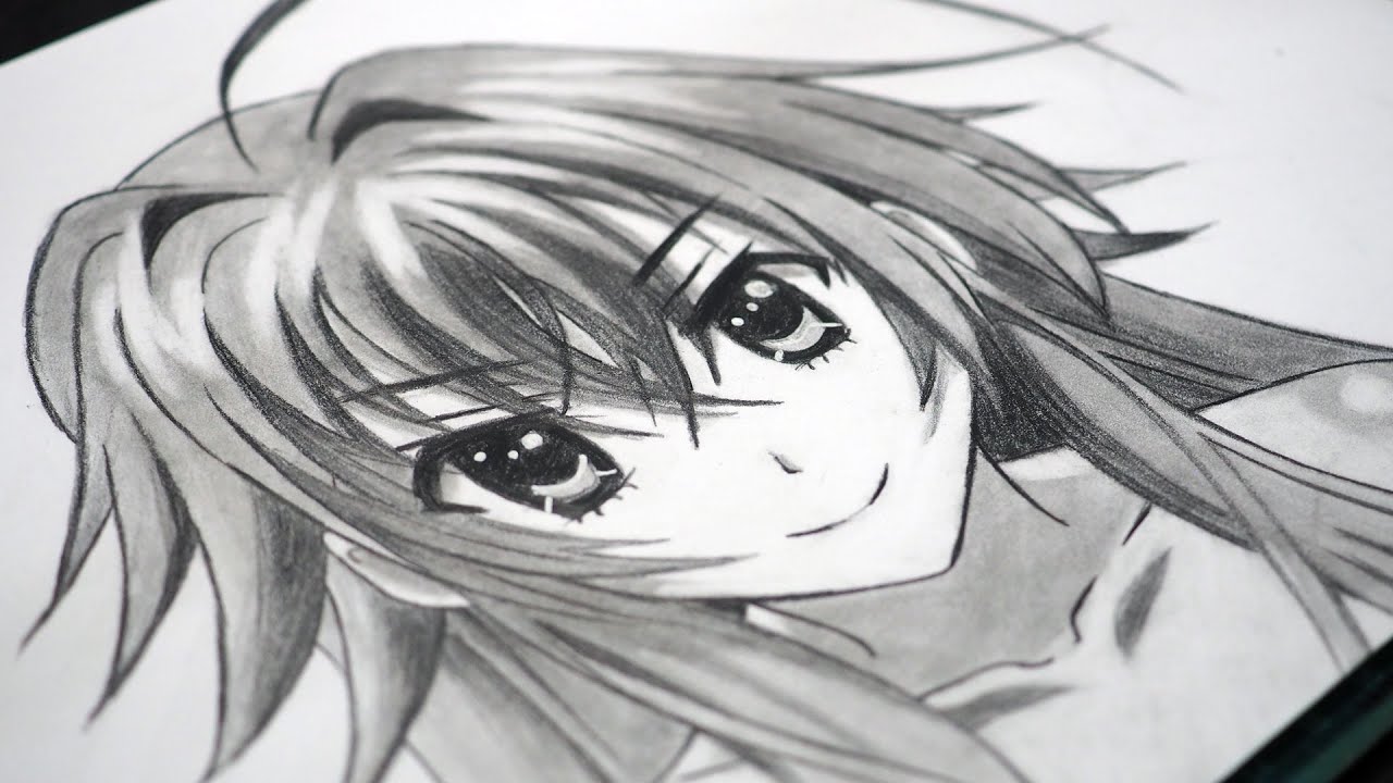 How To Draw Cute Anime Girl Rias Gremory Step by Step - High School DXD