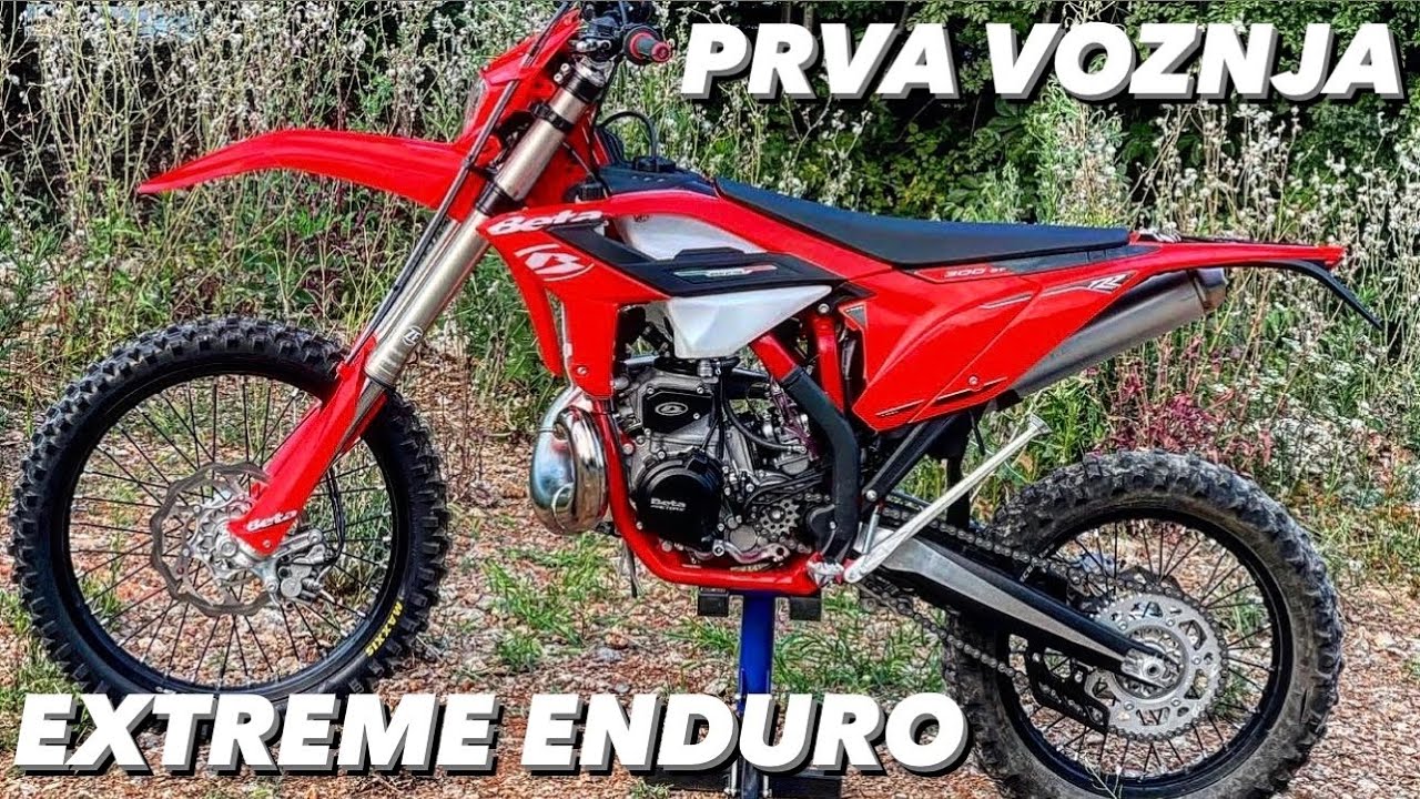 PRVA VOZNJA SA BETOM RR 300 I ODMAH EXTREME - Motovlog !!