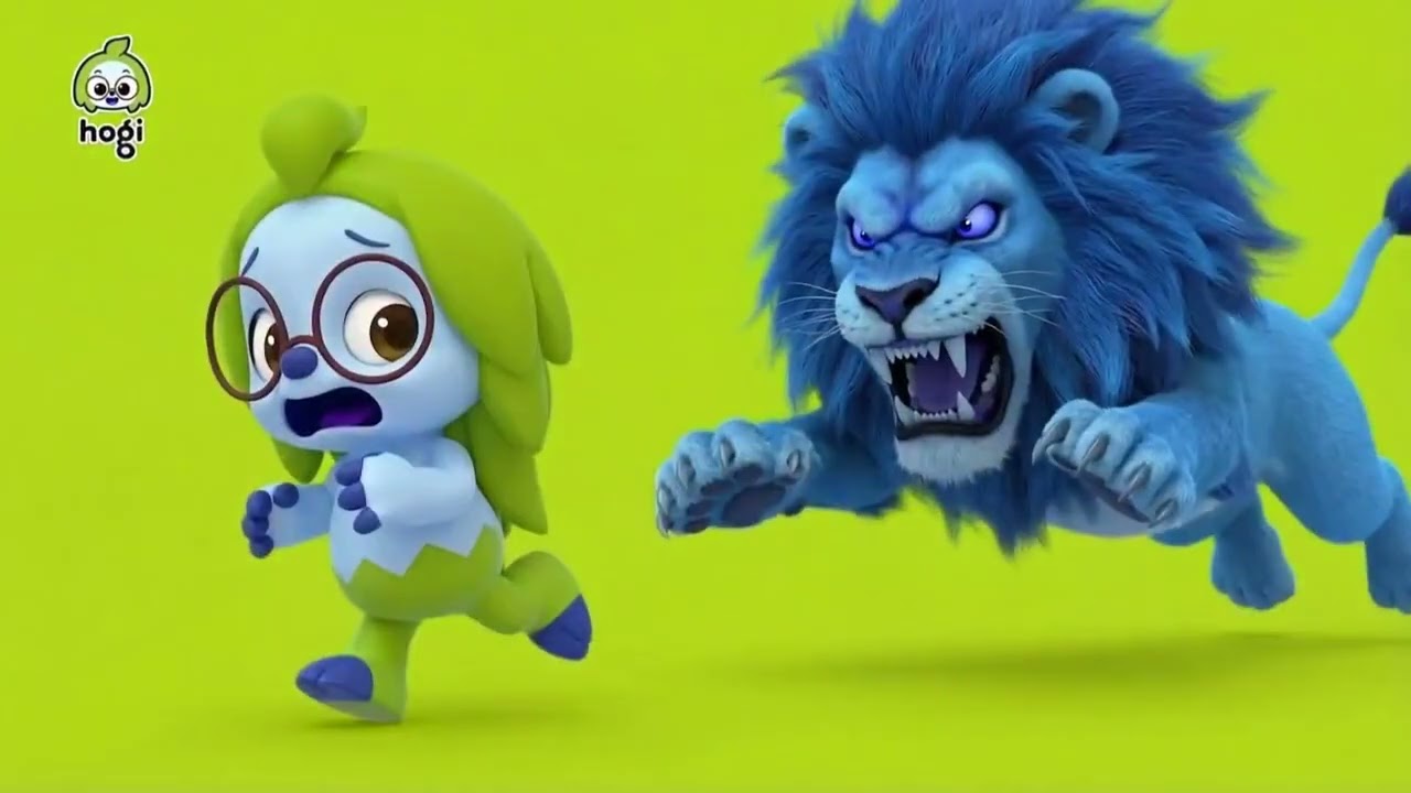 Hogi Huge Lion Chase Theme Intro Logo Sponsored by Gamavision Csupo Effects