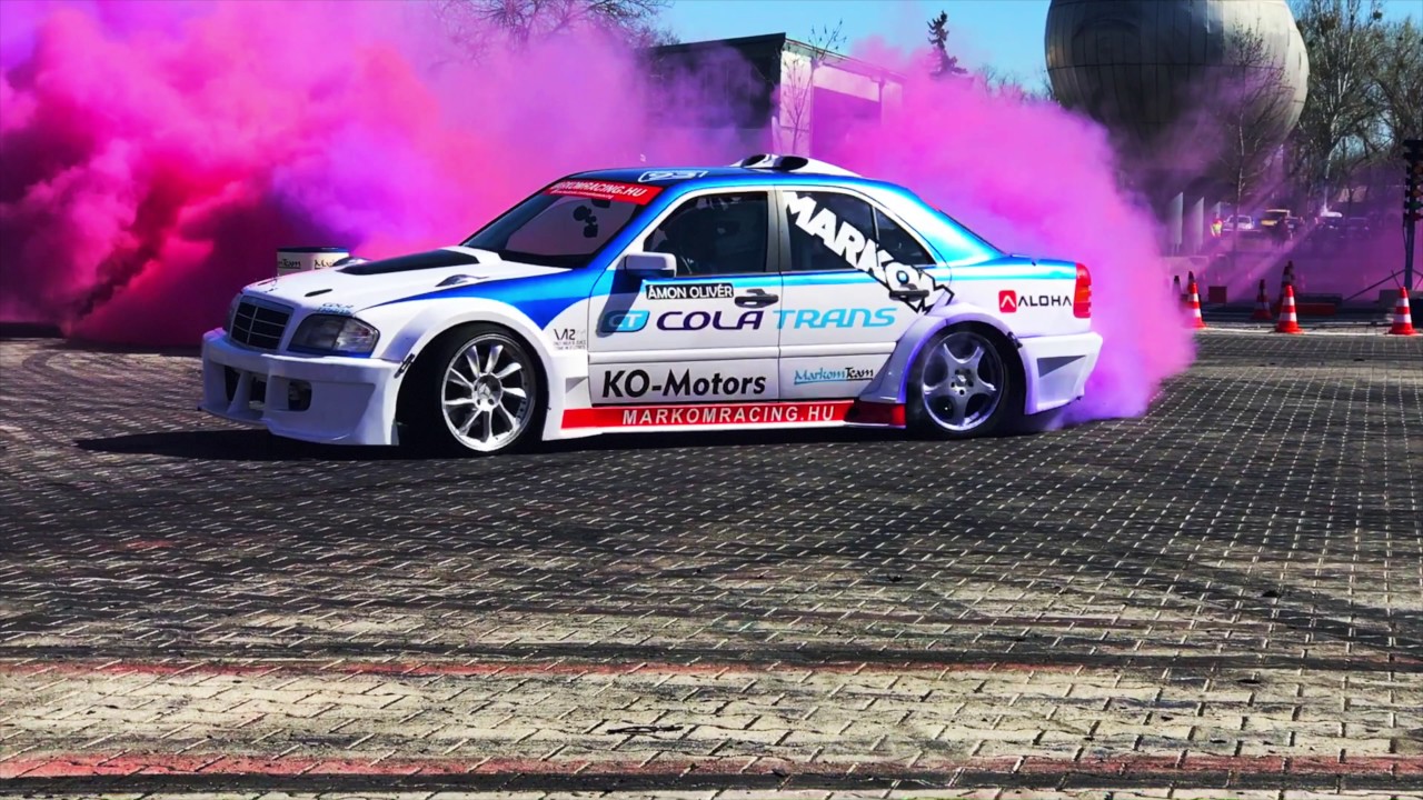 C600 V12 turbo Drift Show - Amon Oliver - AMTS 2017