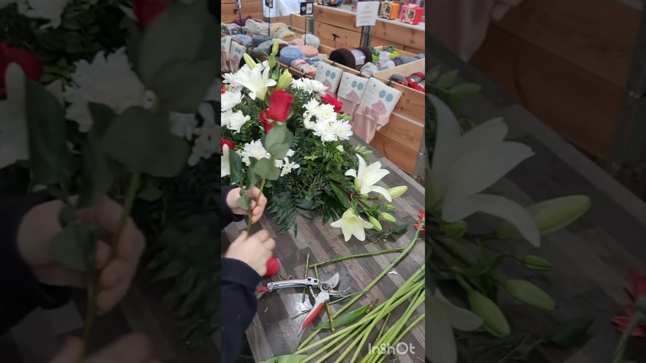 Arreglos florales para funeral.