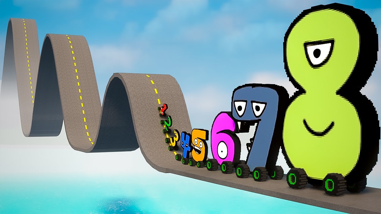 Big & Small Number Lore CARS VS Wave Road | TEARDOWN