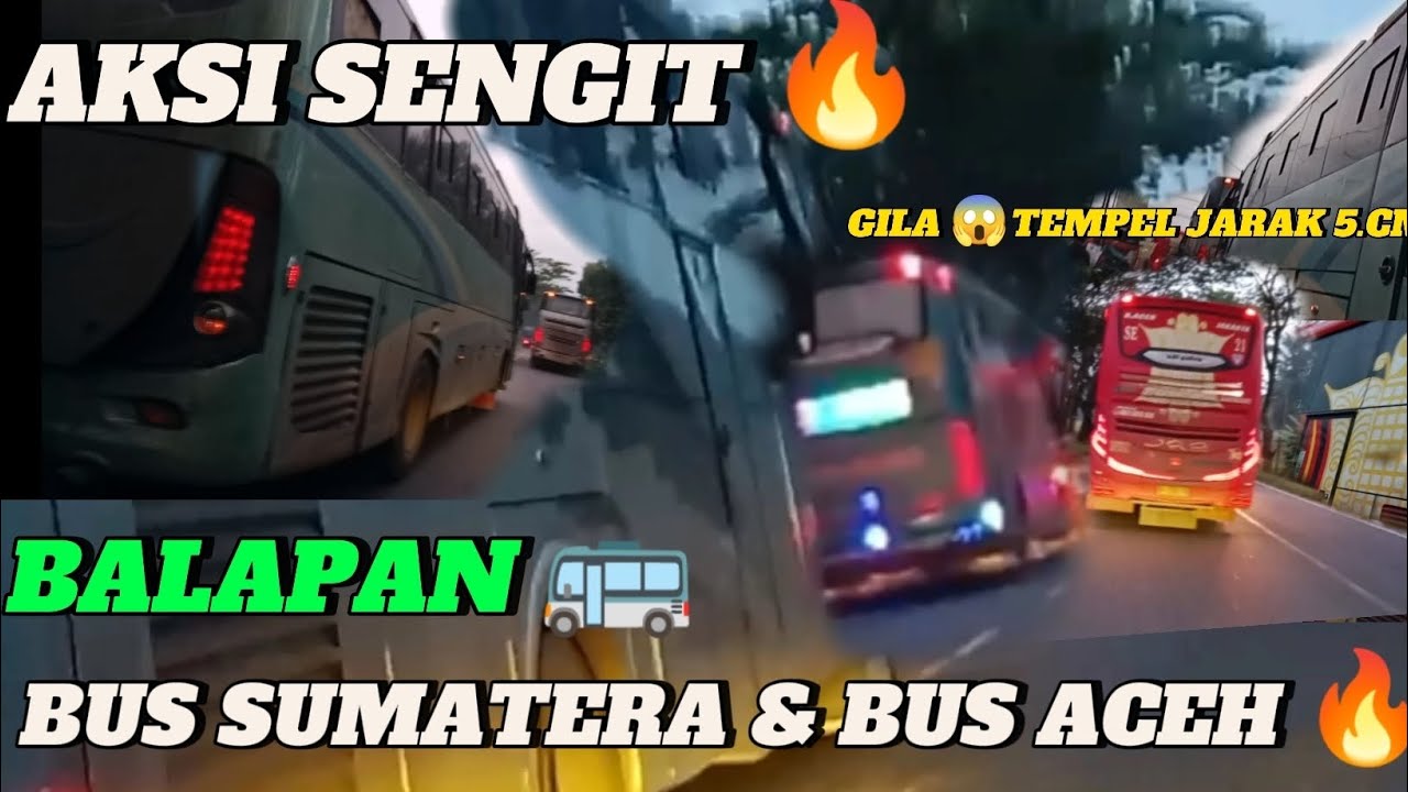 AKSI SENGIT🔥BALAPAN BUS SUMATERA & BUS ACEH MEDAN JAYA, JRG, PT.RAPI, INTRA bayu official