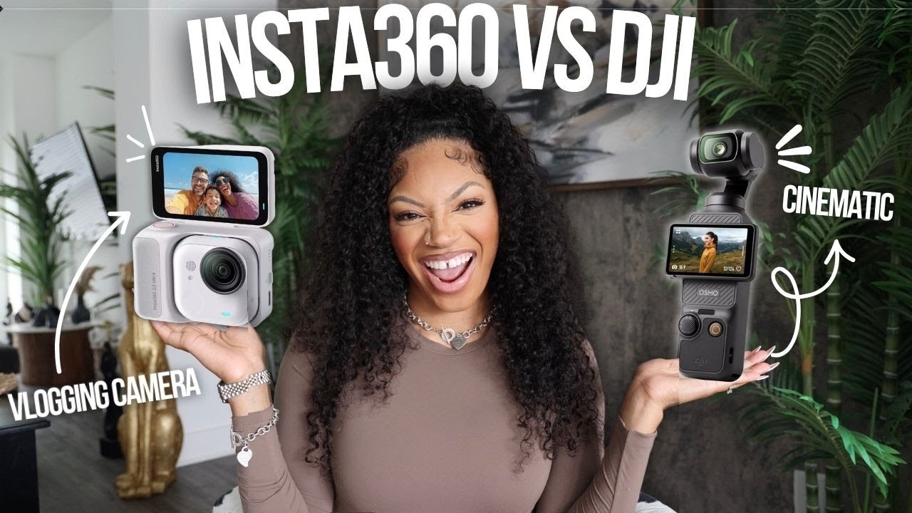 Лучшие камеры для видеоблогинга для начинающих в 2025 году | Insta360 GO Ultra против DJI Pocket 3