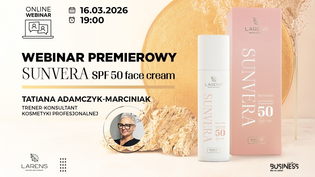 SunVera SPF50 Face Cream – Webinar Premierowy Larens