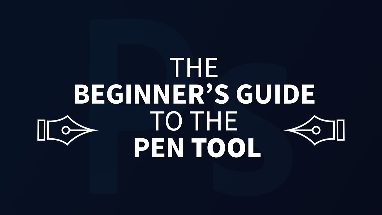 Beginners's Guide to the Pen Tool - PHOTOSHOP TUTORIAL