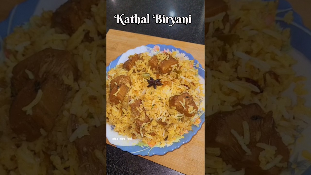 Jackfruit Biryani | Kathal Biryani Recipe #kathalbiryani #shortvideo #viral #youtubeshorts #shorts