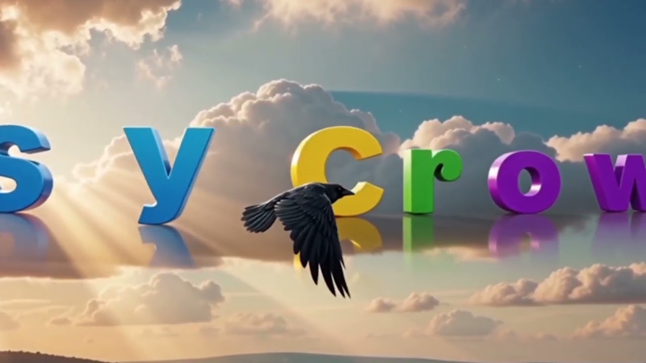 The Thirsty Crow  | Moral Song for Kids | English Nursery Rhyme