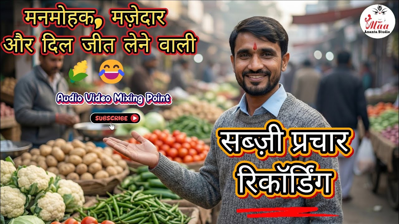 Sabji Bechne Ki New Recording 2026 🥬!!  Fresh Vegetable Selling Audio !! Viral Sabji Wala