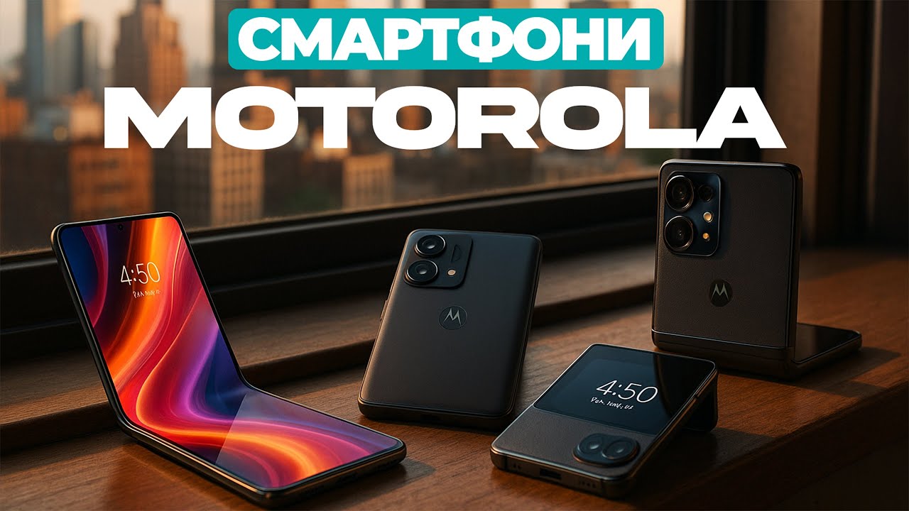 ТОП-5: Найкращі смартфони Motorola 2025 📱 Що вибрати? Рейтинг, огляд, ціни, плюси й мінуси.