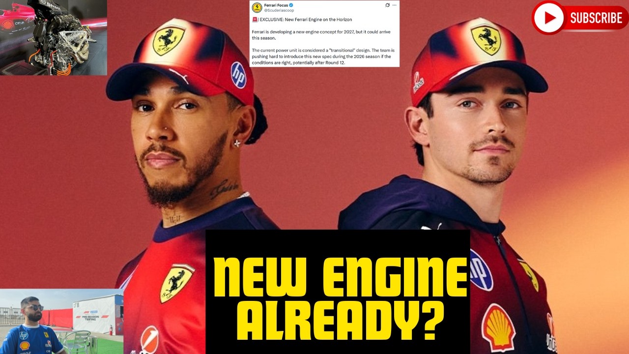 🚨Новый двигатель Ferrari появится в 2027 году и будет использоваться в 2026 году? Гран-при Саудов...