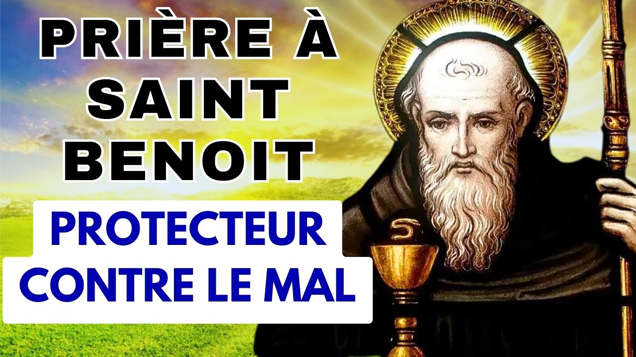 Pri&egrave;re SAINT BENOIT ✨ PROTECTEUR CONTRE LE MAL ET LA MALCHANCE ✨Pri&egrave;re TR&Egrave;S PUISSANTE de PROTECTION