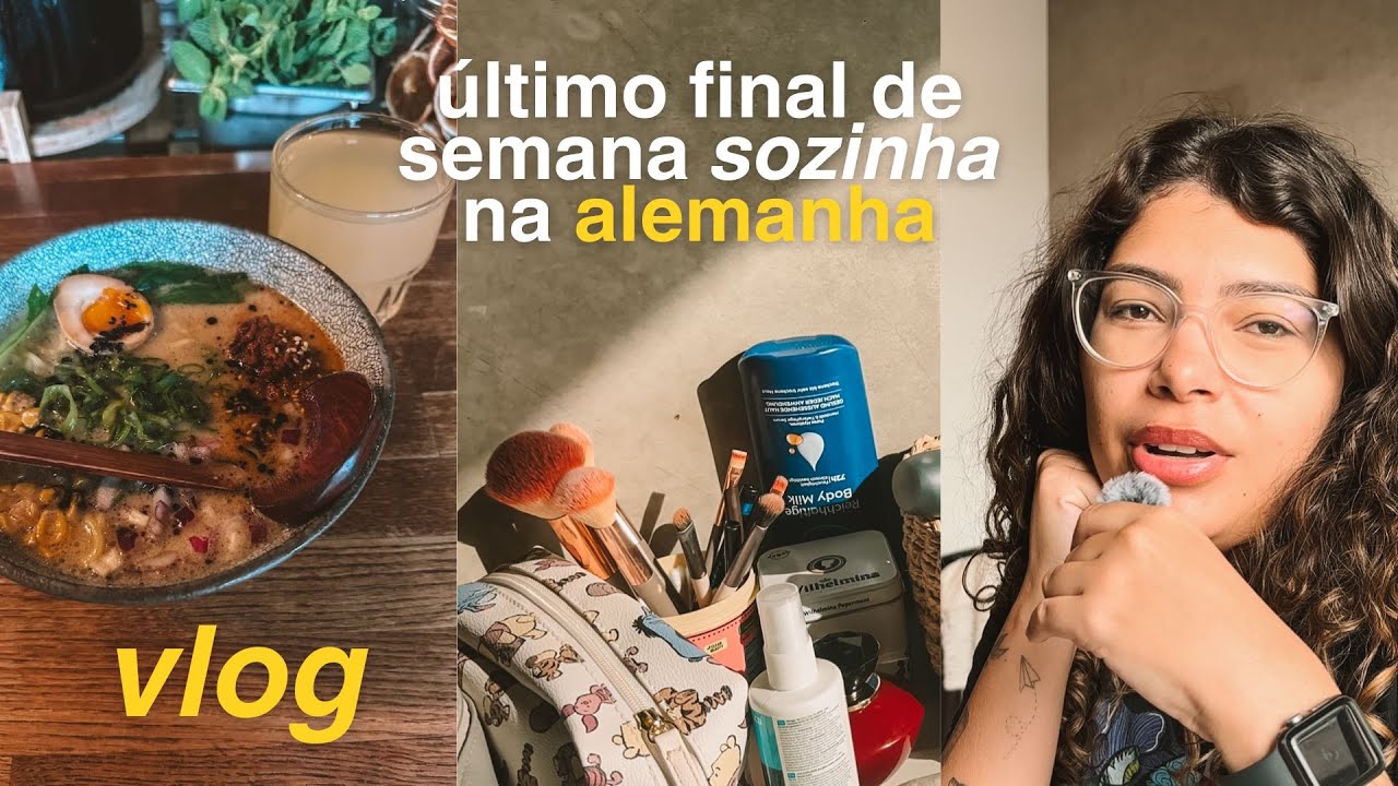 Último final de semana sozinha na Alemanha | vlog do doutorado sanduíche