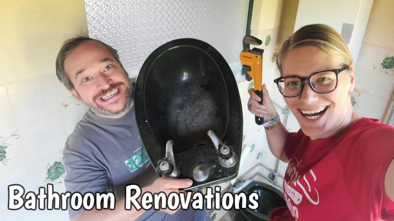 Designing and starting the renovations of our Bathrooms