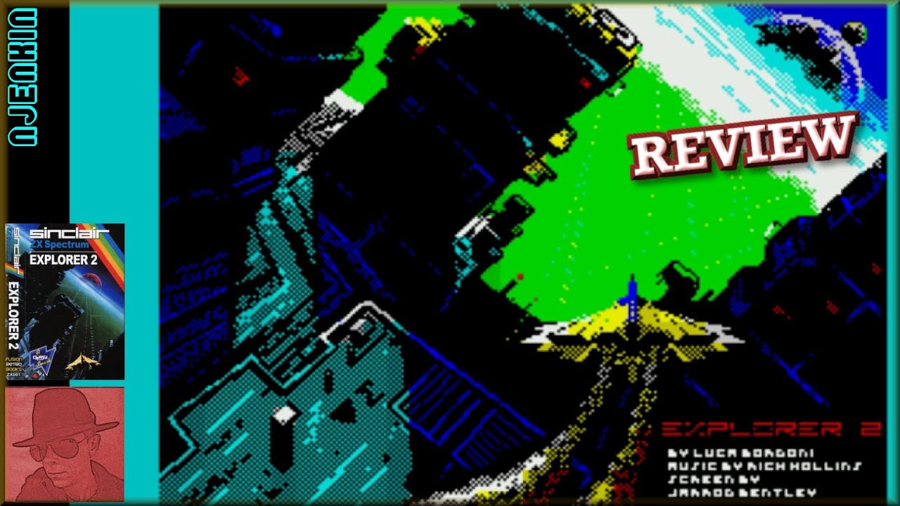 Explorer 2: Самодельная игра 2018 года — для ZX Spectrum 48K!! С комментариями