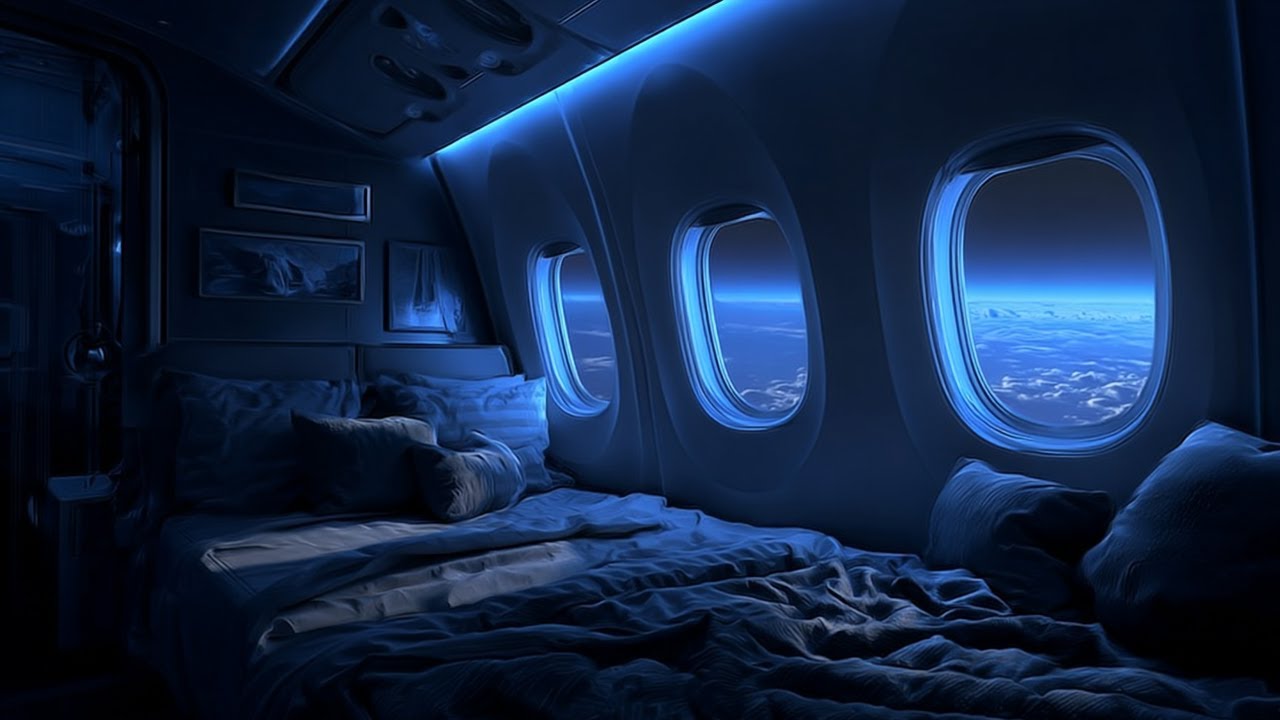 Airplane White Noise | Tinnitus Masking & Deep Sleep | No Ads | Jet Engine | 12 Hours