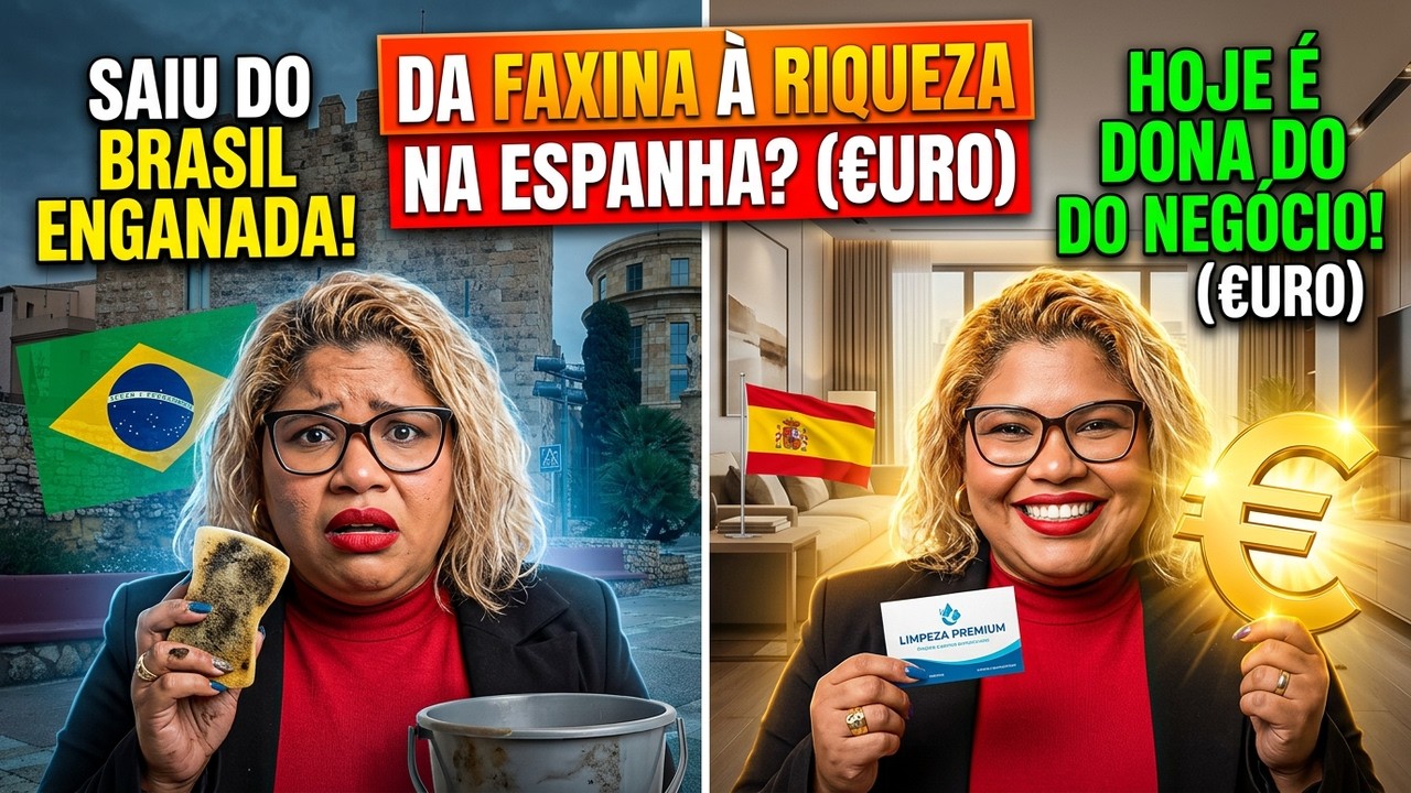 Foi enganada na Espanha com 2 filhos… e transformou a faxina em um negócio