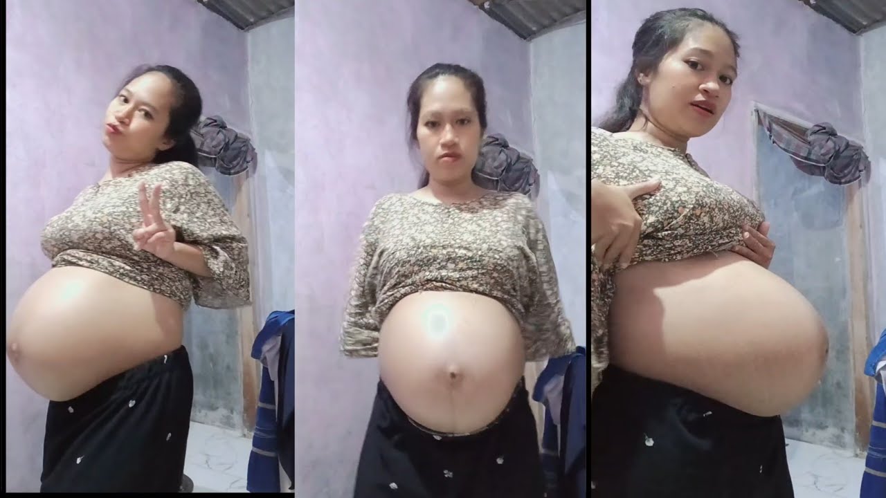Bumil dede kembar siam mau lahiran #vlonghijaber #modelhijaber 