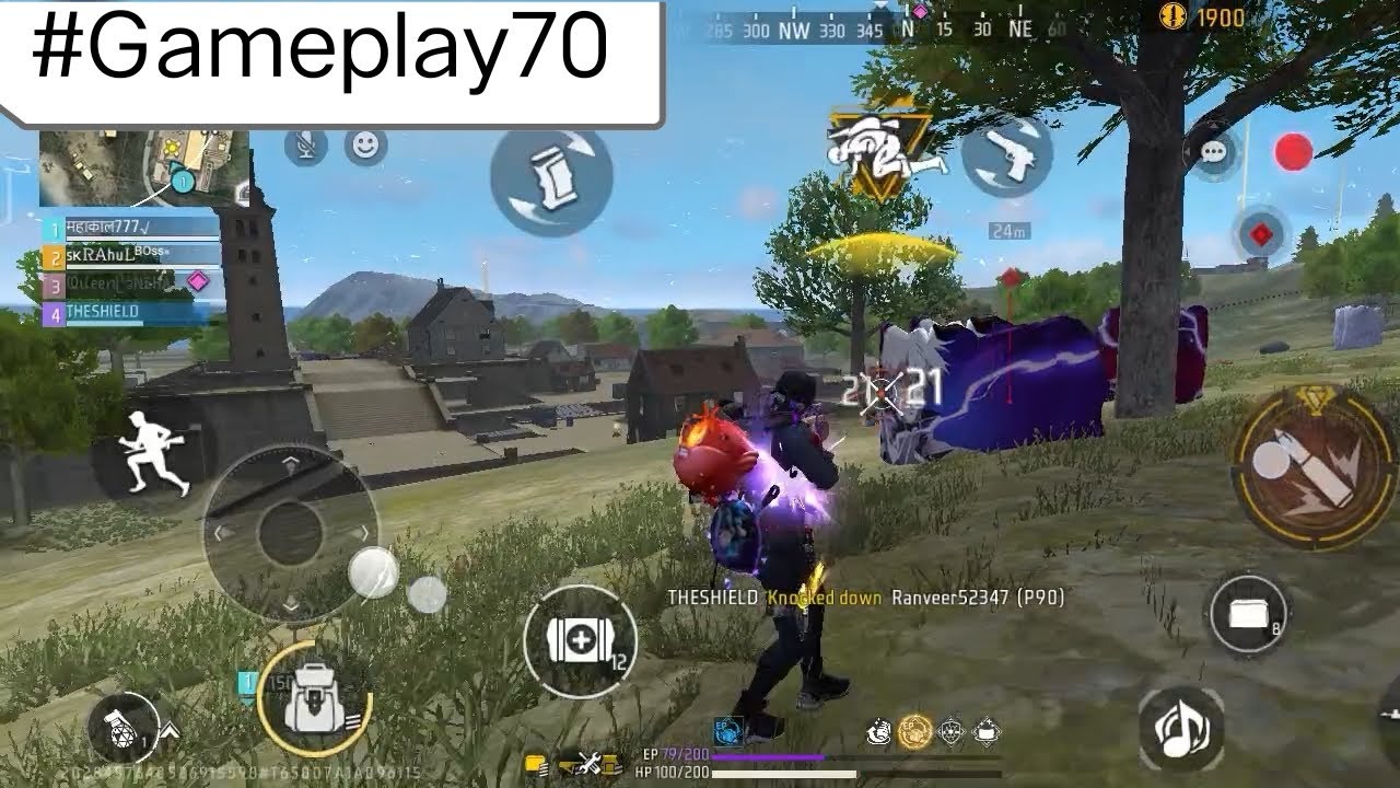 Free Fire Gameplay 70 #freefiremax #freefireshorts #freefireindia 