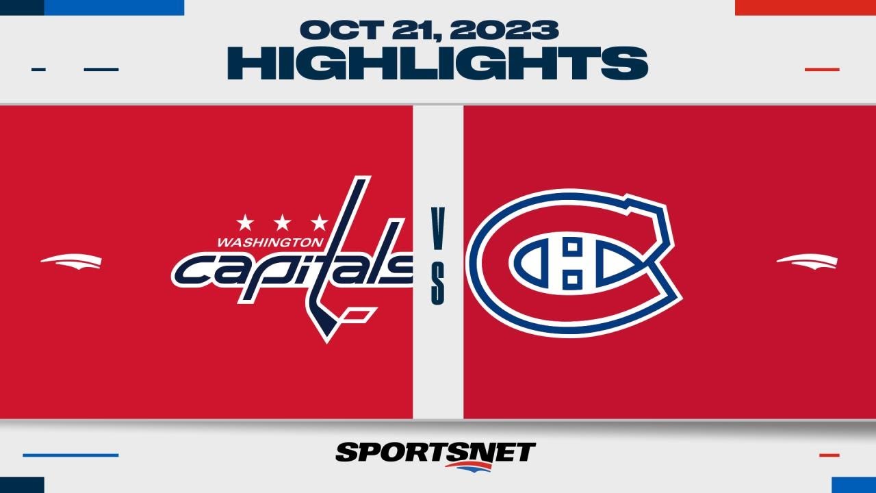 NHL Highlights | Capitals vs. Canadiens - October 21, 2023
