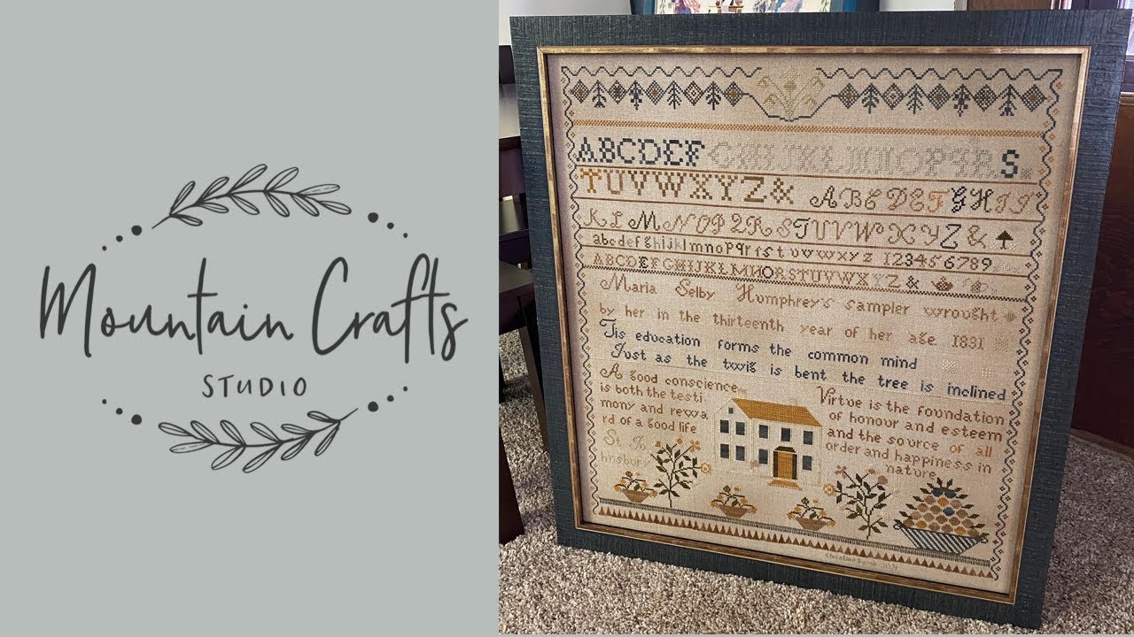 Flosstube 11 - Cross Stitch, Quilting, and Antique Craft Storage