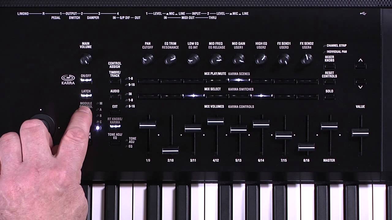 The New Korg Kronos: Video Manual Part 3 - KARMA and Drum Tracks