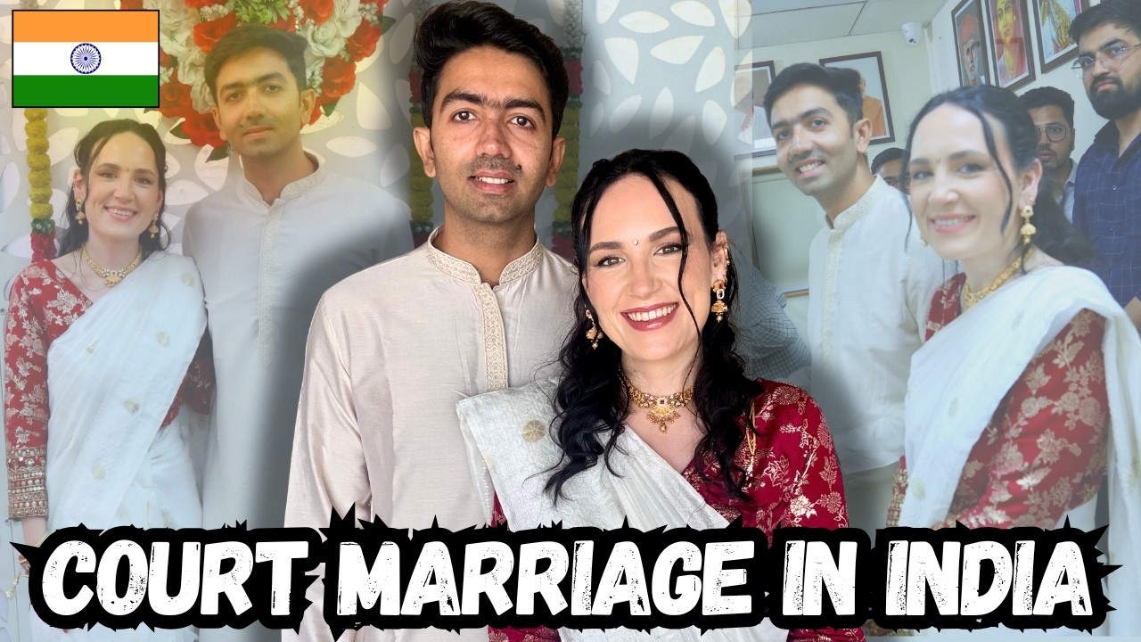 OUR COURT MARRIAGE IN INDIA | INDIAN IRISH COUPLE 🇮🇳