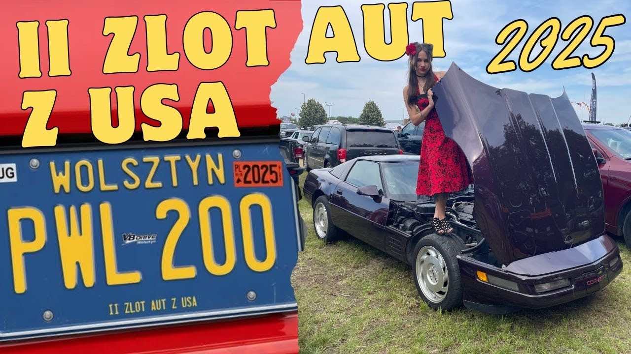 II Wolsztyński Zlot Aut z USA - 09.08.2025 - fotorelacja