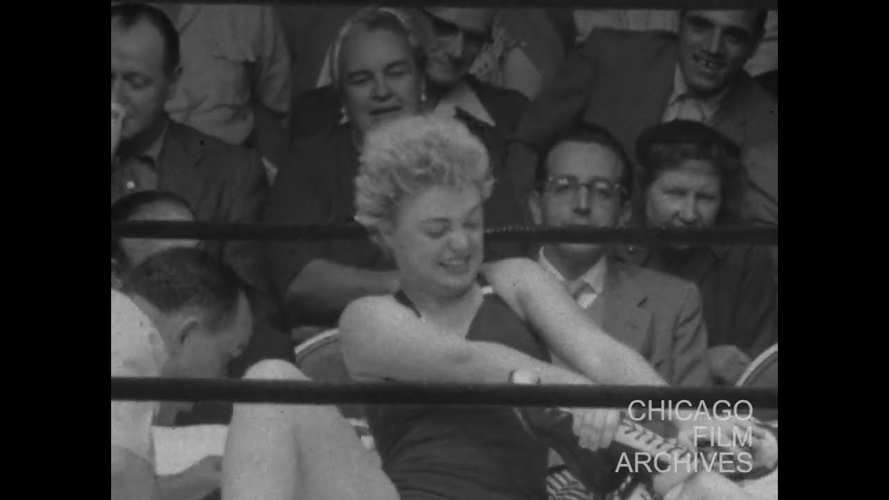 Joan Ballard vs Jean Noble (9/14/1956) - in HD!