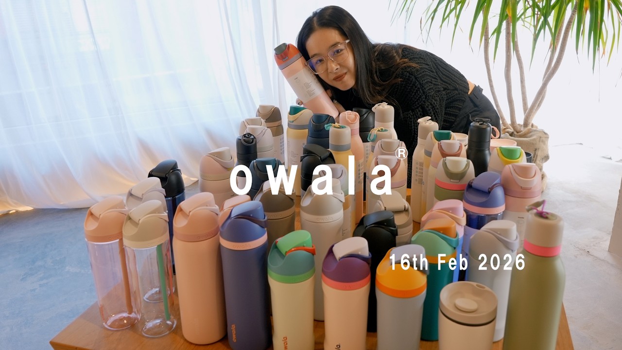 owala®が遂に日本でも買えます！水筒大好き芸人として、好きなとこいっぱい語らせていただきます🙇‍♀️🩷💦