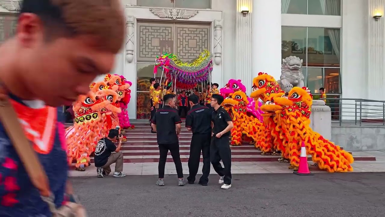Dragon and Lion Dance with special drum performance.