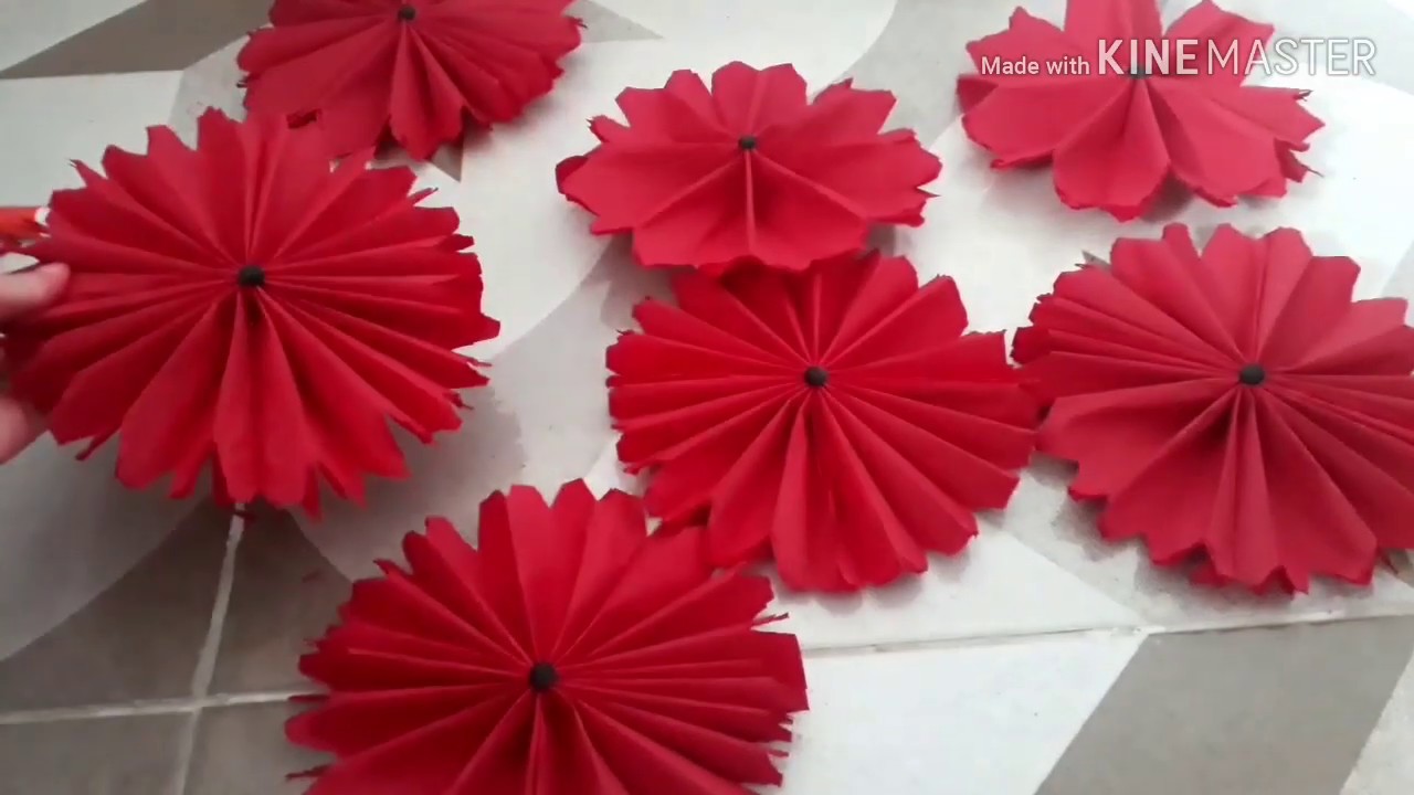 Rosetas de papel crepom