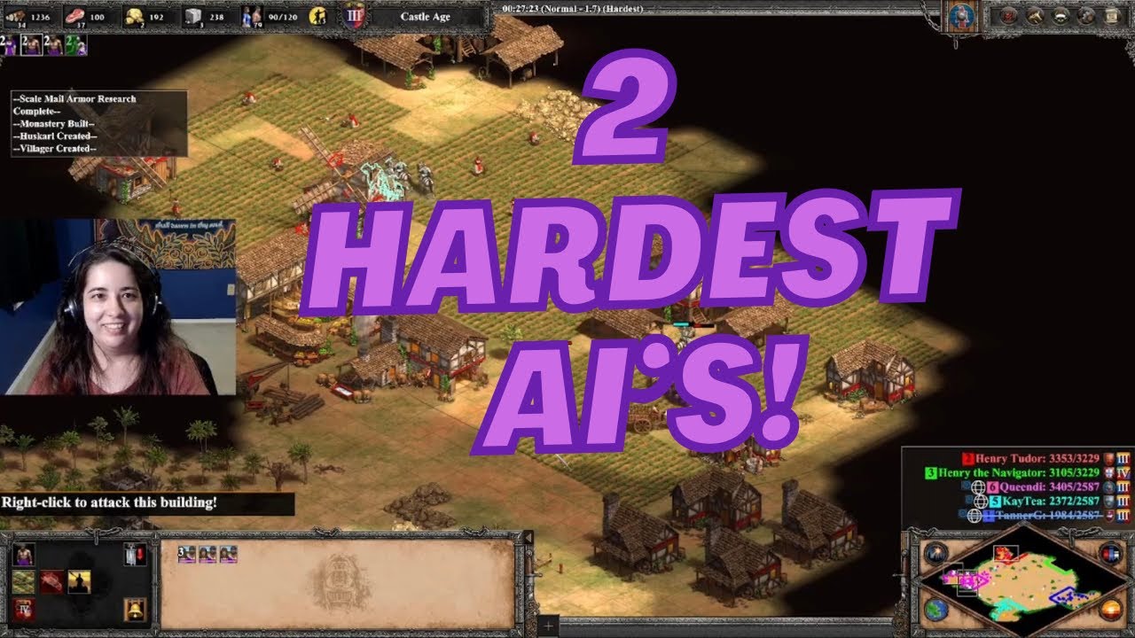 AoE2 - Struggling Against 2 Hardest AI’s!
