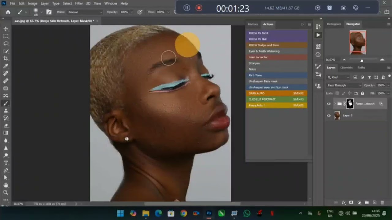 HOW TO USE REEJA AUTOMATIC RETOUCHING ACTIONS PACK ✅