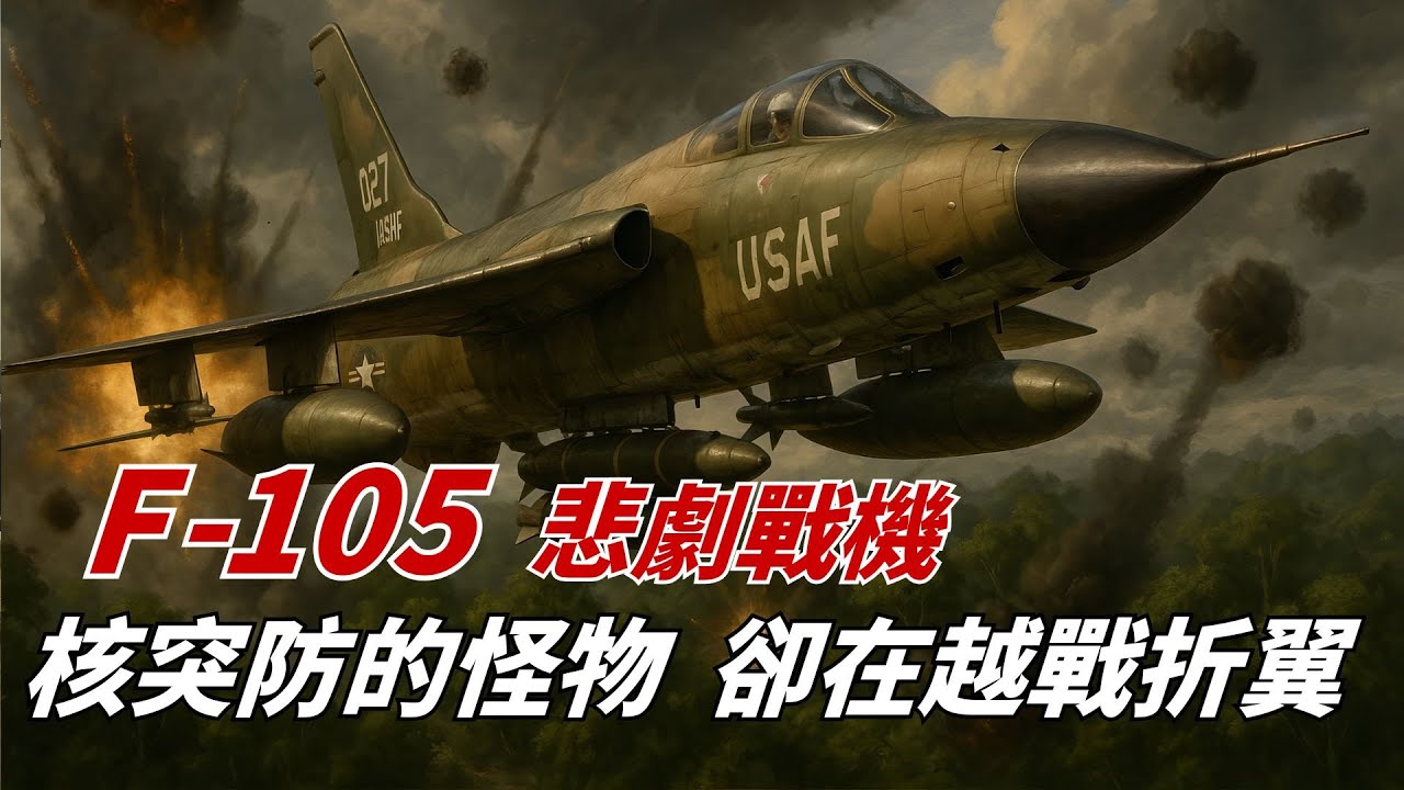 F-105 雷公｜核突防怪獸，還是越戰“消耗品”？